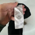 Danielle Bernstein  Black Oversized Cropped Cardigan Size Large Photo 3