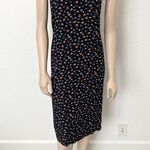 Madewell [] Tie Back Slip Dress Prairie Posies Floral Print Midi Scoop Neck Sz 8 Photo 2