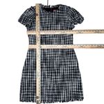 Kate Spade  Boucle Tweed Sheath Dress Women's 4 Fringe Lined Black White Textured Photo 8