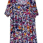 LuLaRoe  size 2XL women's classic tee Jack Skellington hi low round neckline sslv Photo 7