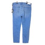 RE/DONE  90s Midrise Ankle Crop Jeans Light Wash Photo 4