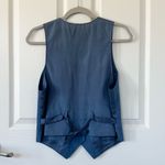 Karen Kane Vintage Coastal Cowgirl Blue Vest Photo 1