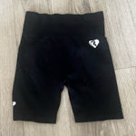 Womens best athletic black biker shorts size small Photo 0