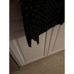 Alfani Womens PXL Black White Polka Dot 3/4 Sleeve Top Photo 3