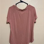 Rose + Olive  Dusty Pink Short Sleeve Top Photo 7