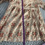 Umgee  Bell Sleeves Cream Dress Photo 6