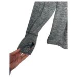 Nike  Yoga Top Womens M Dri Fit Open Front Drape Cardigan Heathered Athletic Gray Photo 3