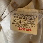 Top Up Long Sleeve Mesh Flare Cuff Crop Top Tan Size M Photo 4