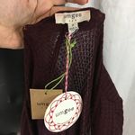 Umgee oversized maroon boho skirted sweater small Photo 6