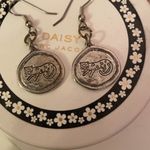 None Silver cat tiger earrings Photo 1