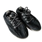 Allbirds  Gray Black Merino Wool Runners Lace Up Shoes‎ Women's Size US 7 Photo 11
