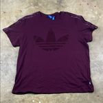 Adidas Maroon Short Sleeve Tee with velvet detail
Size: XL Photo 0