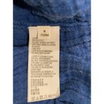 Free People  Mystery Land Tunic Medium Boho Cotton Top Dress Blue Flowy Photo 4