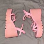 Madden Girl  Vaultt Platform Wedge Sandals 5 Pink Photo 5