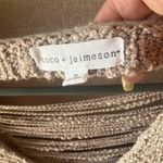 Coco + Jaimeson Coco & jamieson Cozy Knit Sweater with unique back xl Photo 2