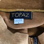 Topaz Mustard & Green Geometric Cotton Zip Jacket Size Large Photo 5