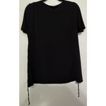 Briggs New York Black V-Neck Tie-Back Top Size 1X Photo 1