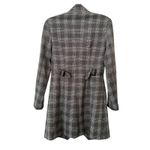 CALLIPYGIAN Plaid Blazer‎ Mini Dress Grey Sz 2 Gray Photo 2