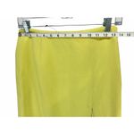 Vintage Worth Pencil Skirt XS Yellow Wool Blend Slit Office Business Feminine Photo 5