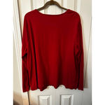 Red Christmas Long Sleeve Tee Plus Size 3X Photo 1
