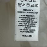 House of Harlow 1960 White Linen Embroidered Boxy Fit Top M White Size M Photo 5