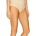 Free People free-est Billie Crochet High-Waist Bikini Bottoms in Sand Photo 1