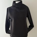 Athleta Cozy Karma Twist Sweatshirt Size S Black Long Sleeve Activewear Cozy Photo 0