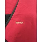 Reebok Shirt Womens Medium Rose Red Slim Fit V Neck Short Sleeve Athletic Tee Photo 2