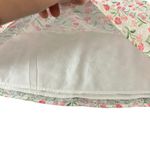 ACOA Women’s S Floral Layered Mini Skirt White Pink Micro Flower Coquette New Photo 5