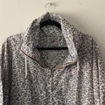 Maje K-Way x  Limited Jacket Snow Leopard White Gray Windbreaker Small Photo 1