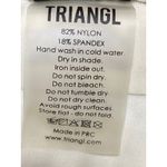 Triangl  Inesa Indigo Cream Floral Smocked Cheeky Two Piece Bikini Set Swimwear L Photo 3