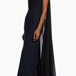 Neiman Marcus Teri Jon by Rickie Freeman Gown navy Blue size 4 Photo 0
