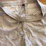 Old Navy Cream Linen Blend Tapered Ankle Pants in XLarge Tall Photo 4