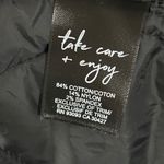 Nic+Zoe NWT  Quilted Mix Media Coat Size SMALL Knit Black‎ Patch Pocket Photo 9