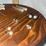 Hang Ten 8 Lot earrings Pearls, Turtles Silver Tree  Carolina Tree Photo 1