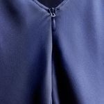 ZARA  maxi dress satin slip gown Elegant blue Halter formal party wedding prom Photo 16