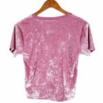 Victoria's Secret Velvet Pink Short Sleeve Top. Photo 1