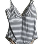 Kona Sol Kona soul‎ women’s size XL, one piece striped bathing suit Photo 0