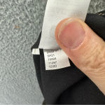 Loft  Pull On Gathered‎ Ruffle Skirt Black Tan Women's Medium Photo 5