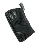 Burberry Cosmetics Bag Black Patent Leather Zip Travel Logo Womens Small *Flaw Photo 1