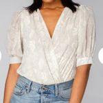 BuddyLove NWT Buddy Love Snake Print Twyla Bodysuit- Grey and Cream Photo 5