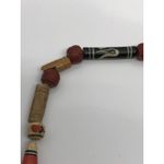 Australian Aboriginal Hand Painted Beaded‎ Necklace Art Jewelry *2 beads chipped Photo 12