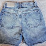 Everlane  Blue Jean Shorts High-Waisted Distressed Size 24 Photo 3