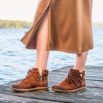 Born Tarkiln Distressed Rustic Brown Ankle Chukka Boot Size 7 / 38 Photo 1