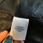 Lands' End  Women's Hopsack Blazer Size 14 deep navy padded shoulder Photo 6