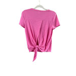 Women's J.Crew Pink Short Sleeve Tie Photo 11