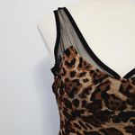 Zumiez  Almost Famous leopard print mesh bodycon dress size small Photo 1