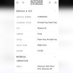 & Other Stories & Other Stories Relaxed Fit Paperbag Trousers Black Photo 10