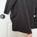 Pact  Womens Black Airplane Wrap Cardigan Size M/L Lagenlook Organic Cotton Comfy Photo 7