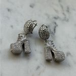 Marc Jacobs NWOT Marc Jacob’s Elegant Silver Shoe Earrings Photo 9